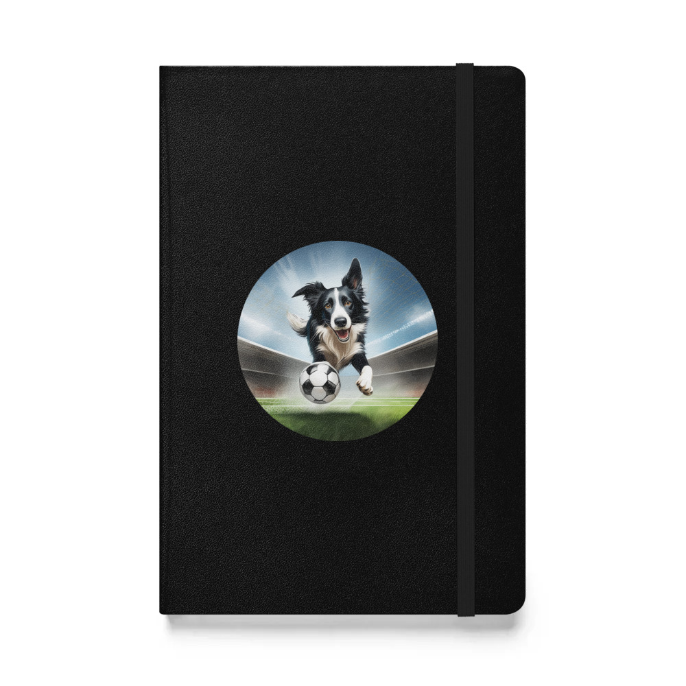 PugMug Custom Border Collie Hardcover Bound Notebook