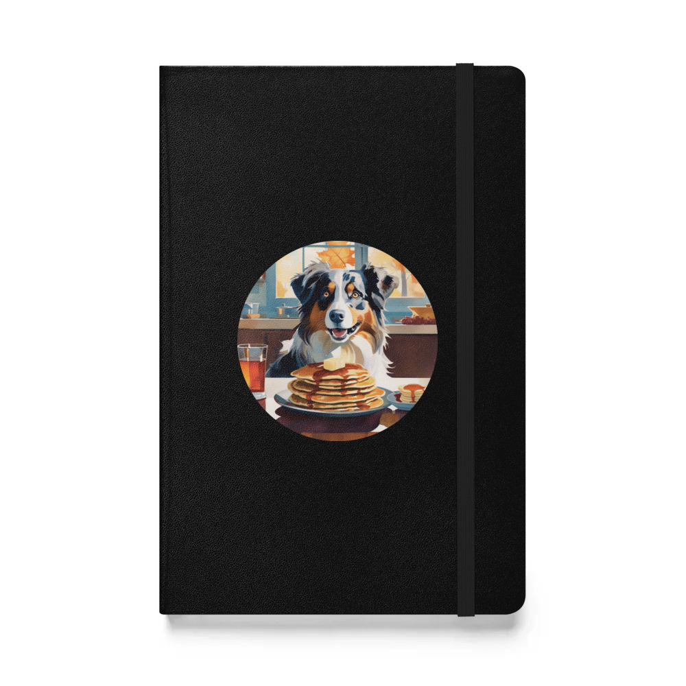 PugMug Custom Australian Shepherd Dog Hardcover Bound Notebook