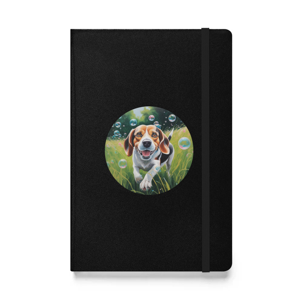 PugMug Custom Beagle Hardcover Bound Notebook