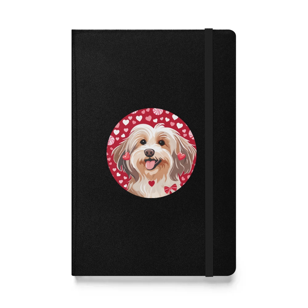 PugMug Custom Tan Havanese Dog Hardcover Bound Notebook