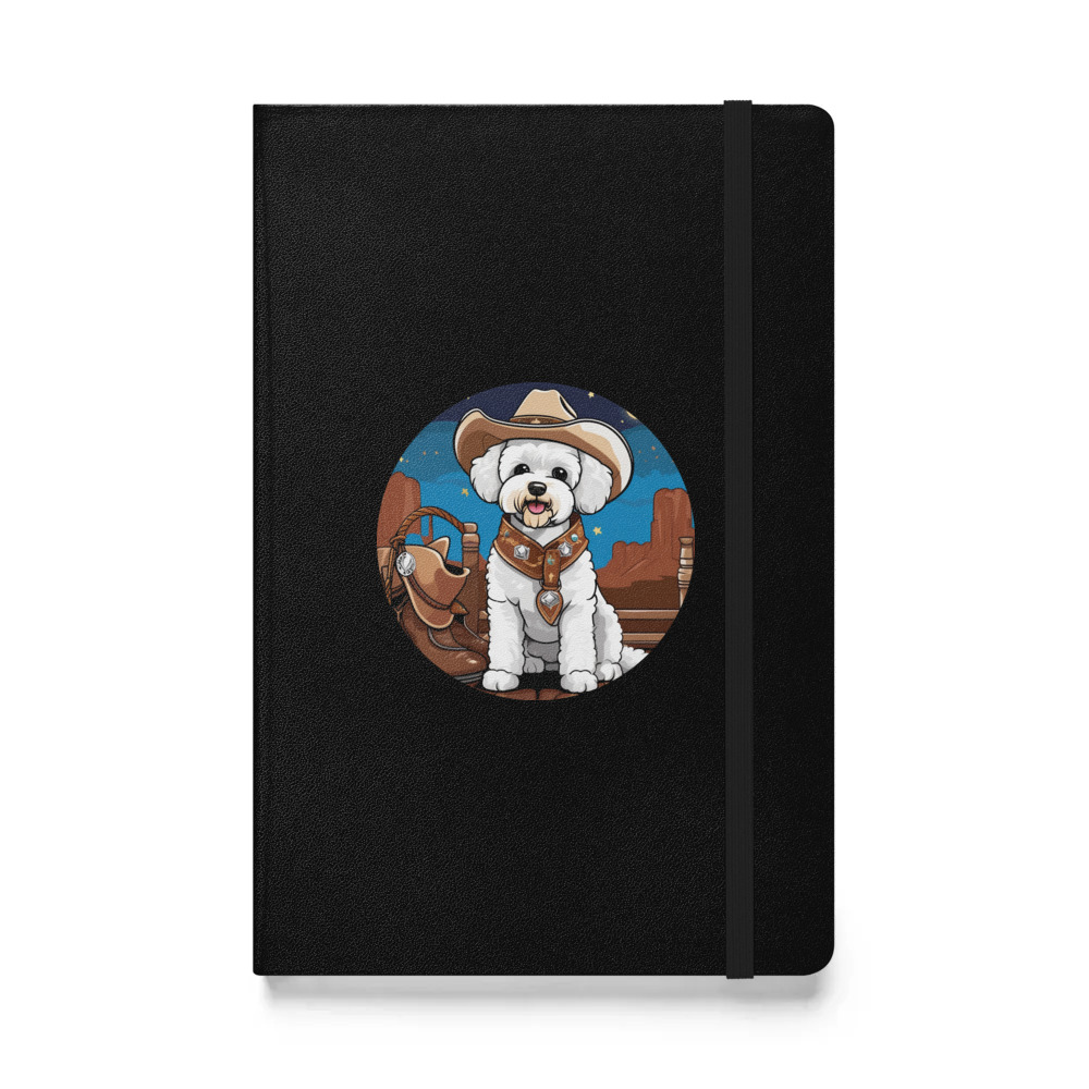 PugMug Custom Bichons Frise Hardcover Bound Notebook