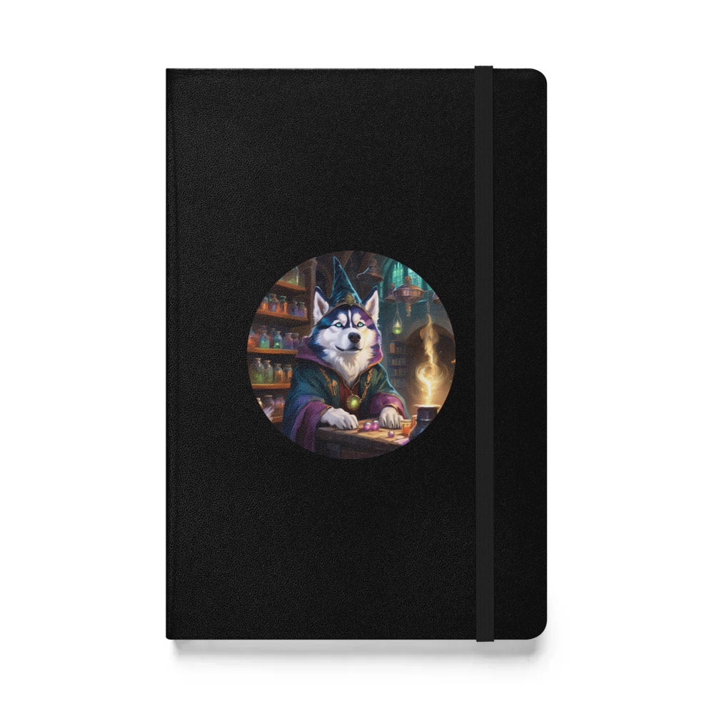 PugMug Custom Siberian Husky Hardcover Bound Notebook