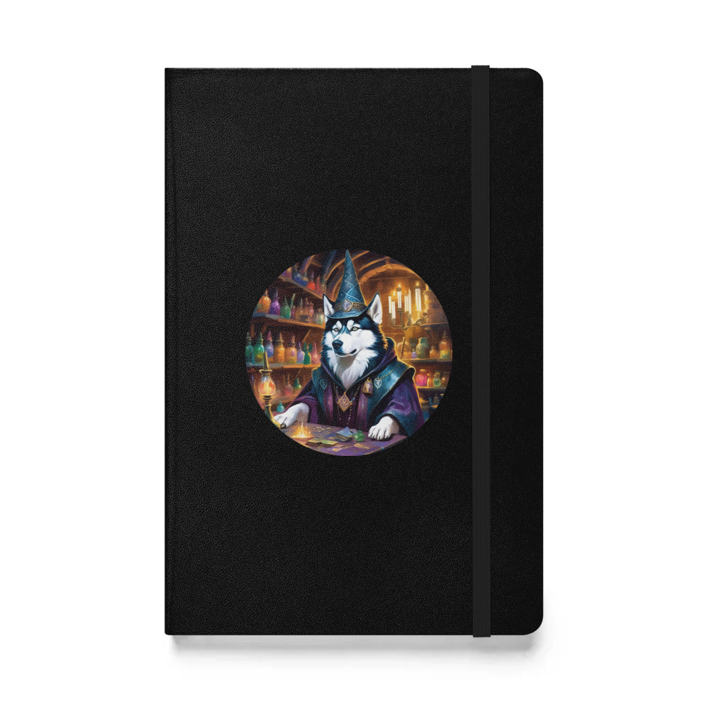 PugMug Custom Siberian Husky Hardcover Bound Notebook