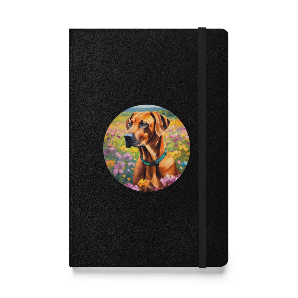 PugMug Custom Rhodesian Ridgeback Hardcover Bound Notebook