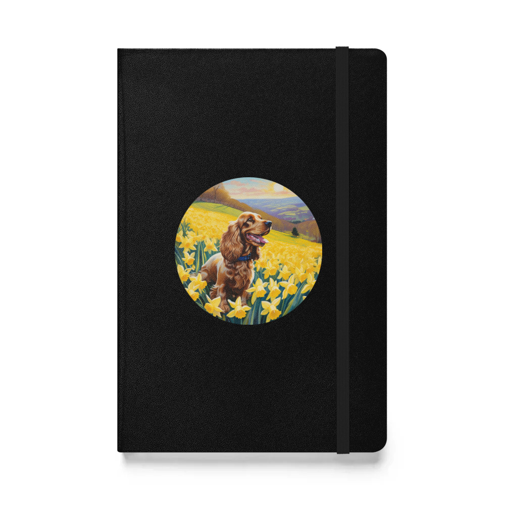 PugMug Custom Cocker Spaniel Hardcover Bound Notebook