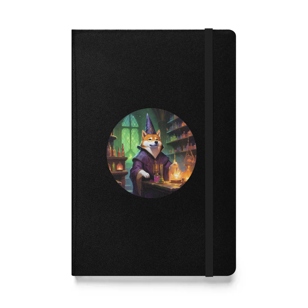 PugMug Custom Shiba Inu Hardcover Bound Notebook