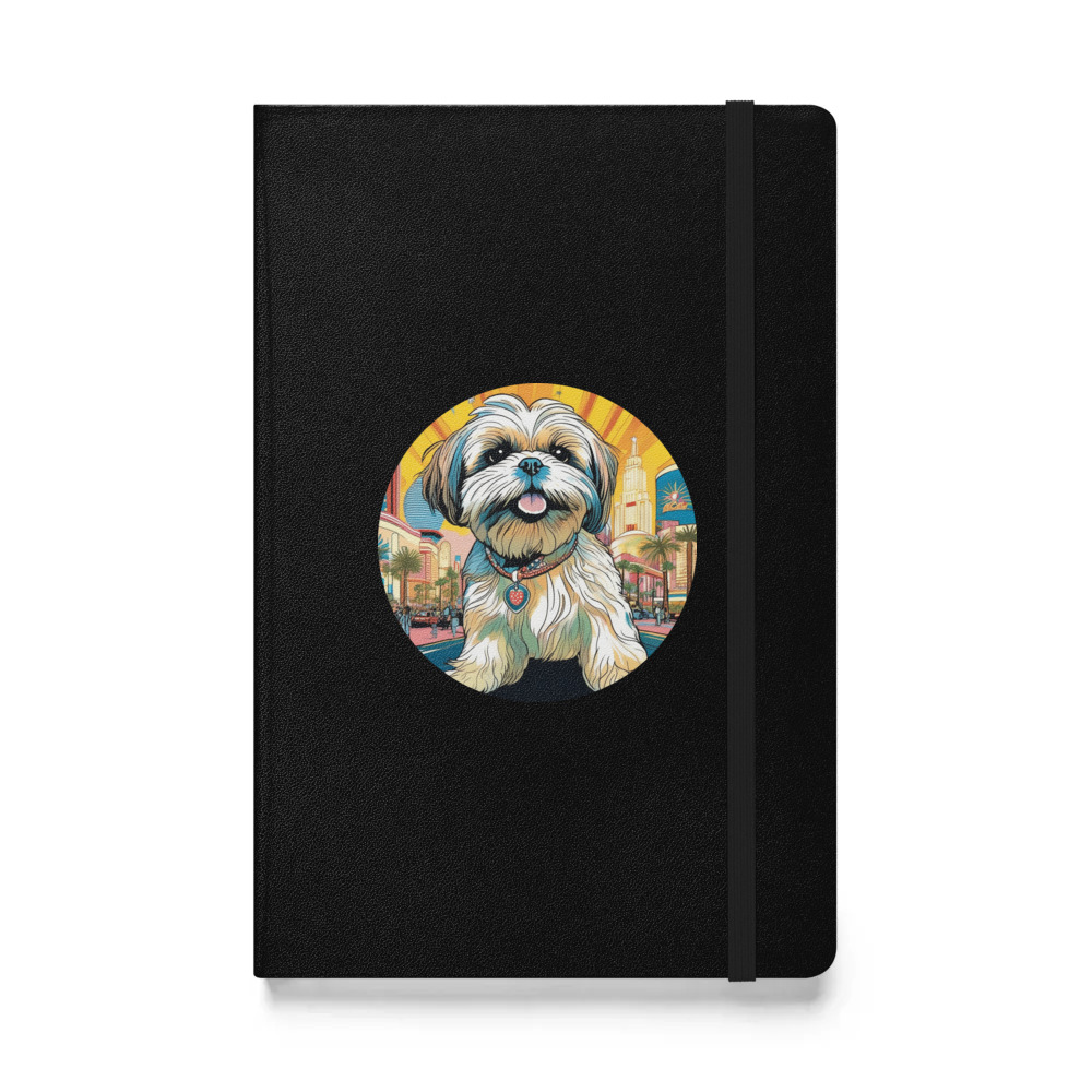 PugMug Custom Shih Tzu Hardcover Bound Notebook