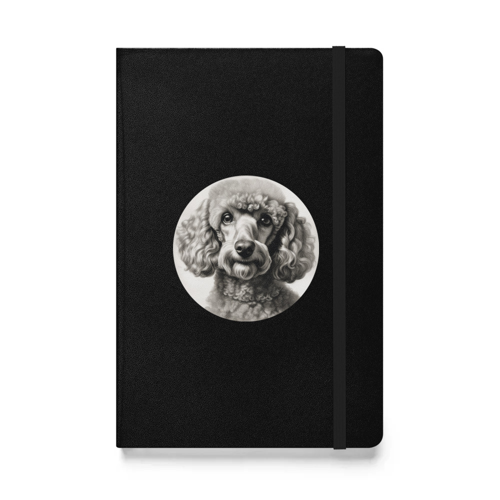 PugMug Custom Tan Poodle Hardcover Bound Notebook