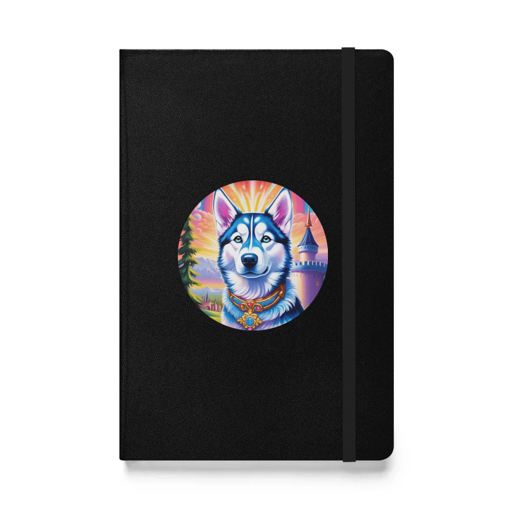 PugMug Custom Siberian Husky Hardcover Bound Notebook