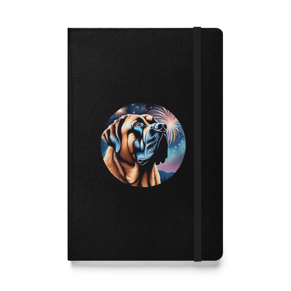 PugMug Custom Mastiff Hardcover Bound Notebook