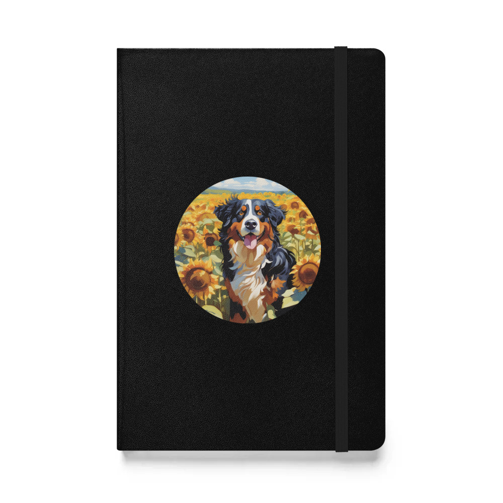 PugMug Custom Bernese Mountain Dog Hardcover Bound Notebook