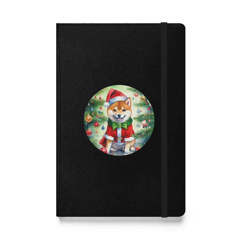 PugMug Custom Shiba Inu Hardcover Bound Notebook