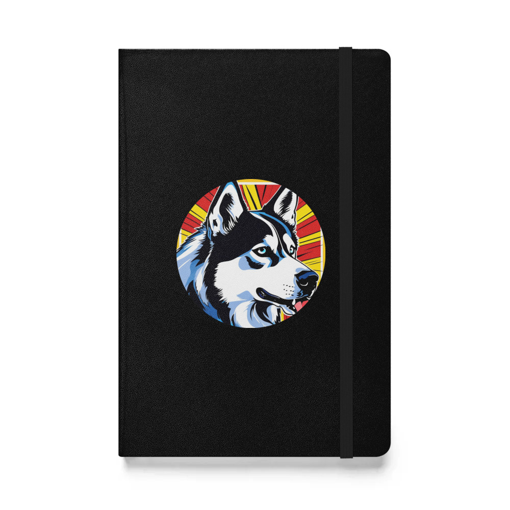 PugMug Custom Siberian Husky Hardcover Bound Notebook