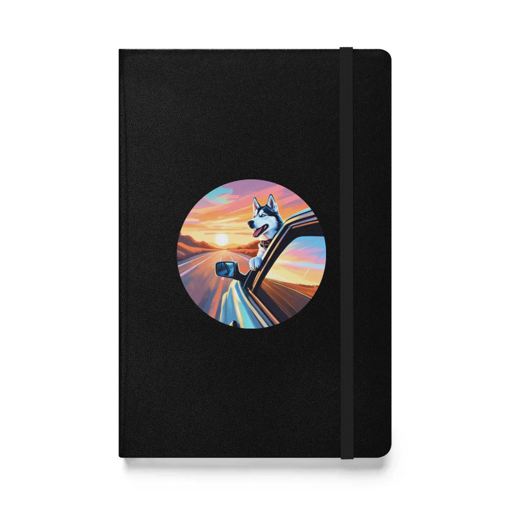 PugMug Custom Siberian Husky Hardcover Bound Notebook