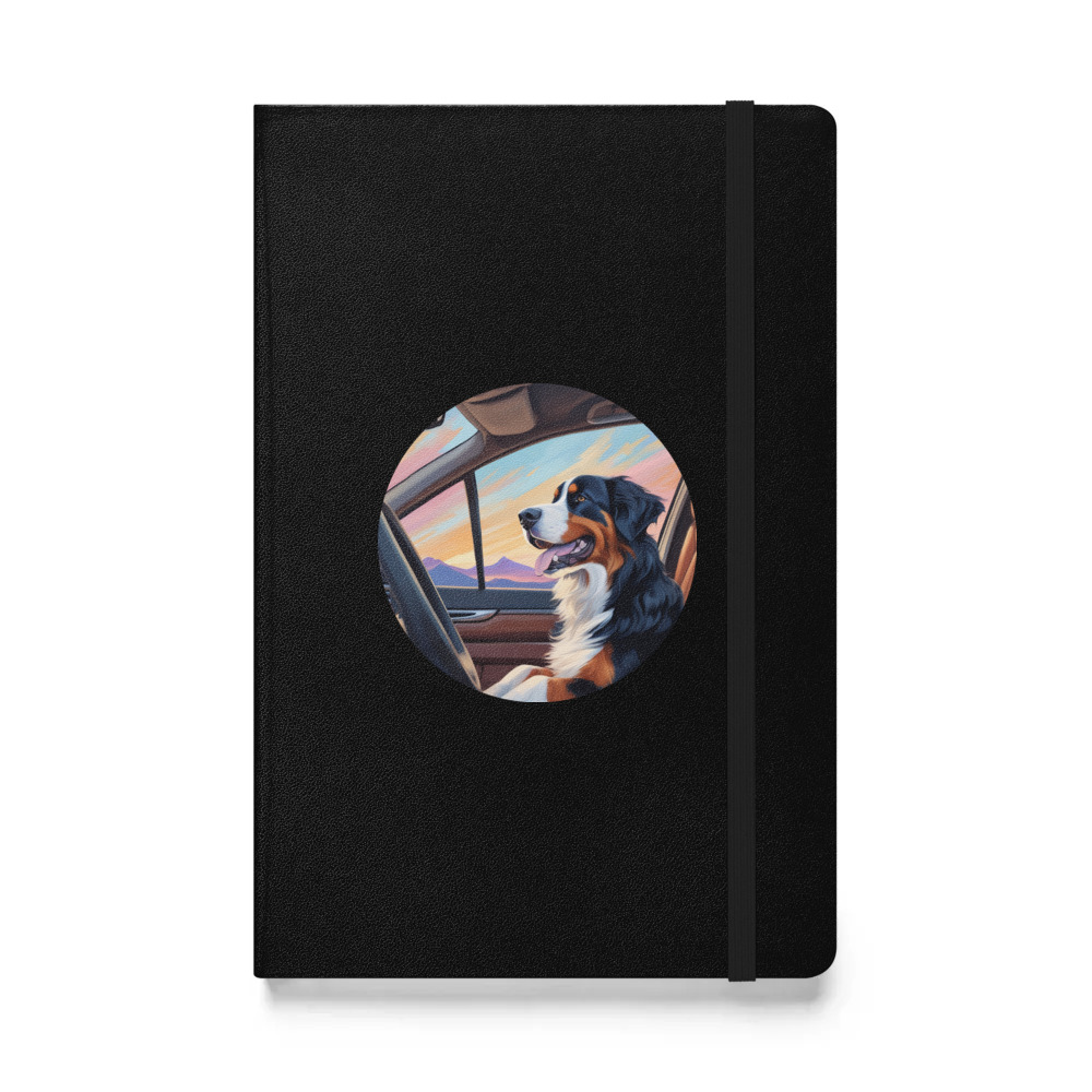 PugMug Custom Bernese Mountain Dog Hardcover Bound Notebook