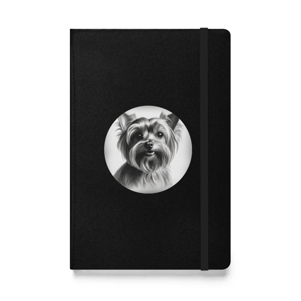 PugMug Custom Yorkshire Terrier Hardcover Bound Notebook