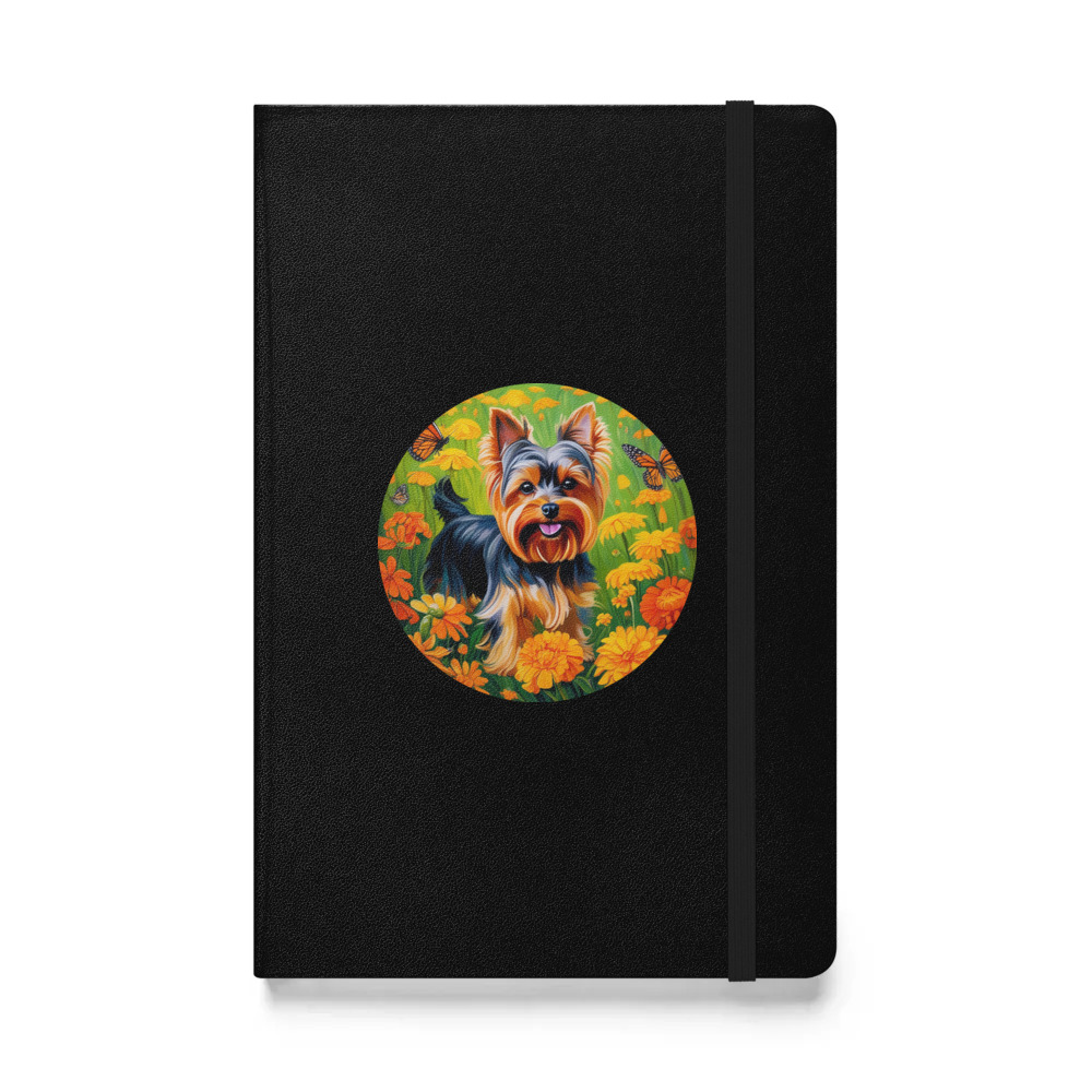 PugMug Custom Yorkshire Terrier Hardcover Bound Notebook