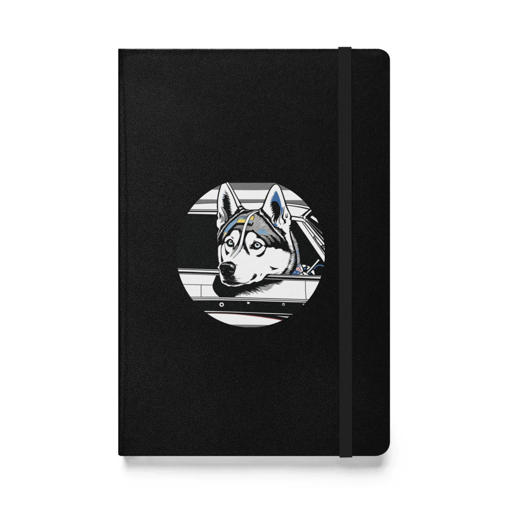 PugMug Custom Siberian Husky Hardcover Bound Notebook