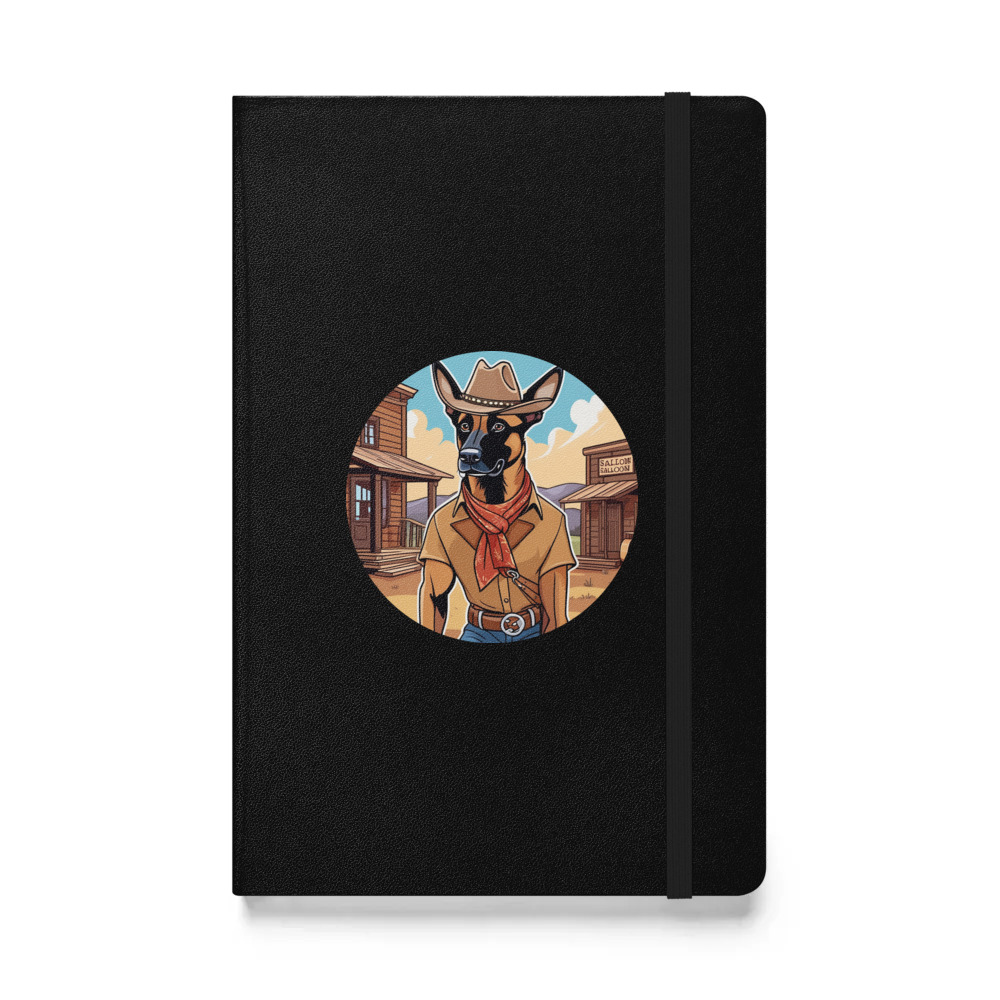 PugMug Custom Belgian Malinois Hardcover Bound Notebook