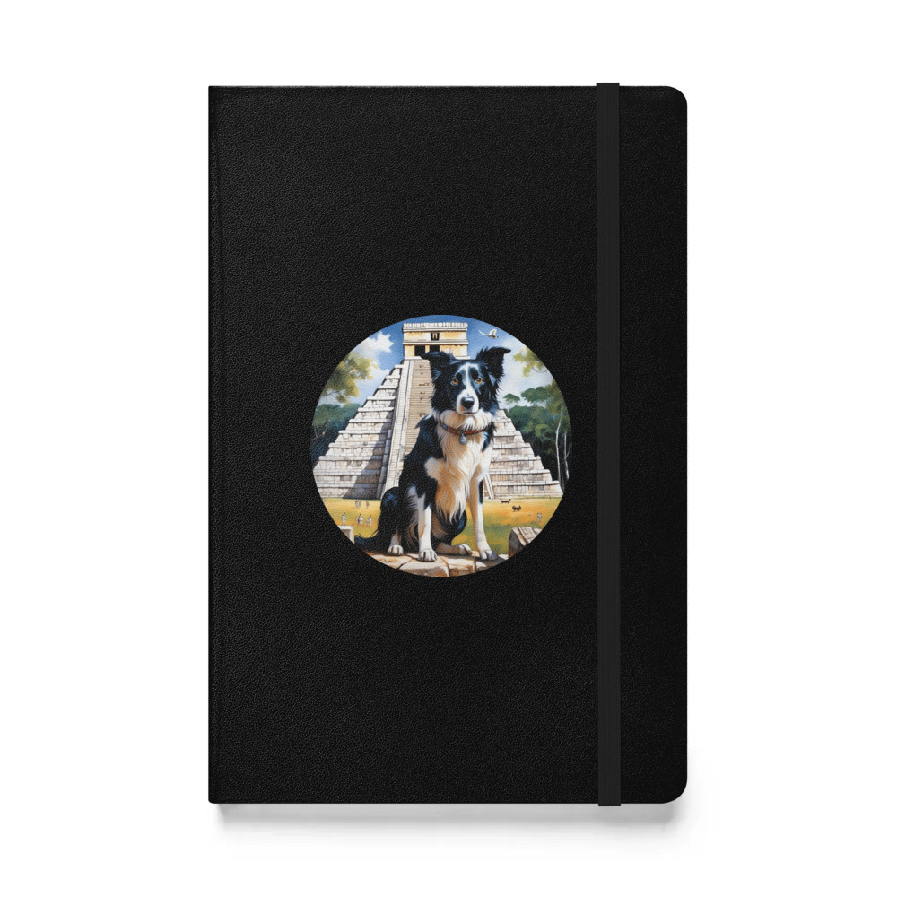 PugMug Custom Border Collie Hardcover Bound Notebook