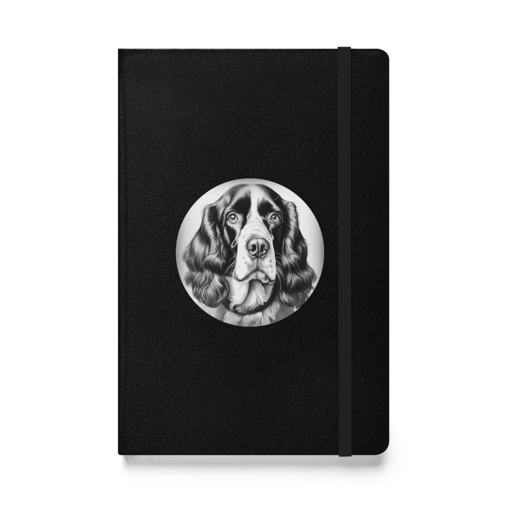 PugMug Custom English Springer Spaniel Hardcover Bound Notebook