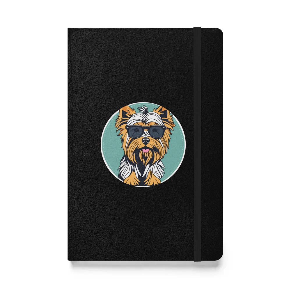 PugMug Custom Yorkshire Terrier Hardcover Bound Notebook