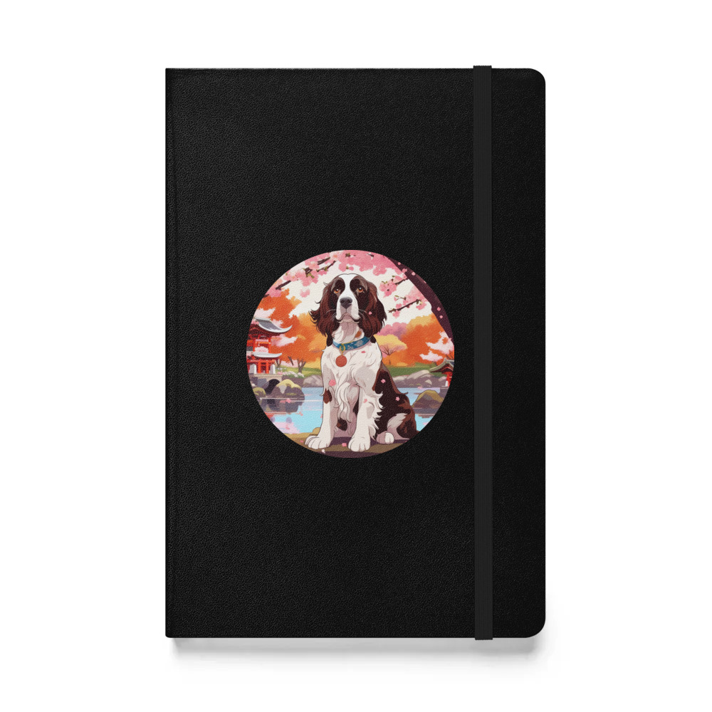 PugMug Custom English Springer Spaniel Hardcover Bound Notebook