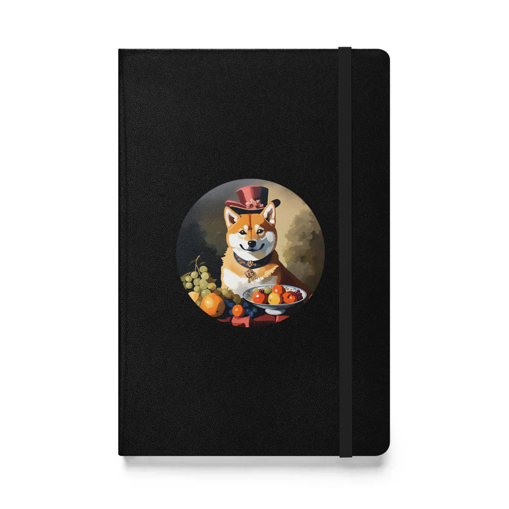 PugMug Custom Shiba Inu Hardcover Bound Notebook
