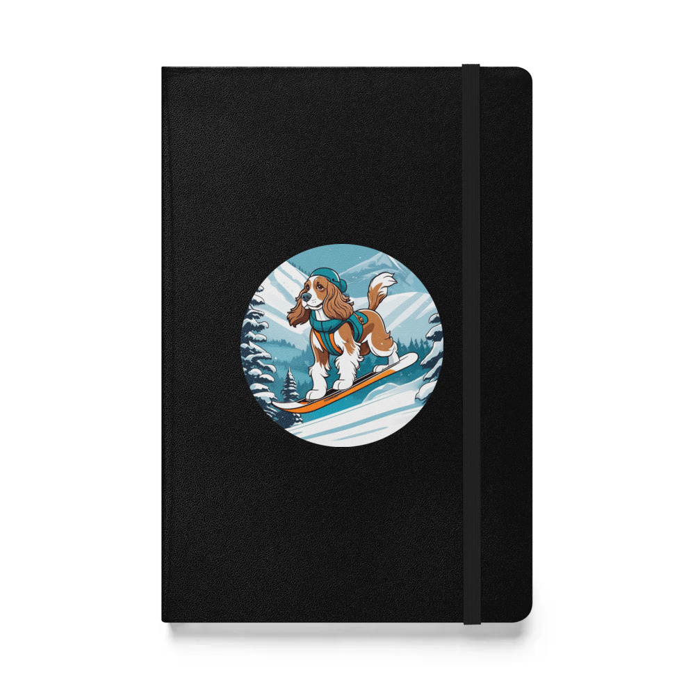 PugMug Custom English Cocker Spaniel Hardcover Bound Notebook