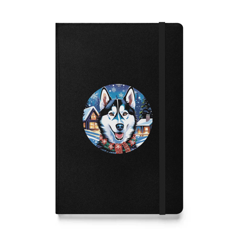 PugMug Custom Siberian Husky Hardcover Bound Notebook