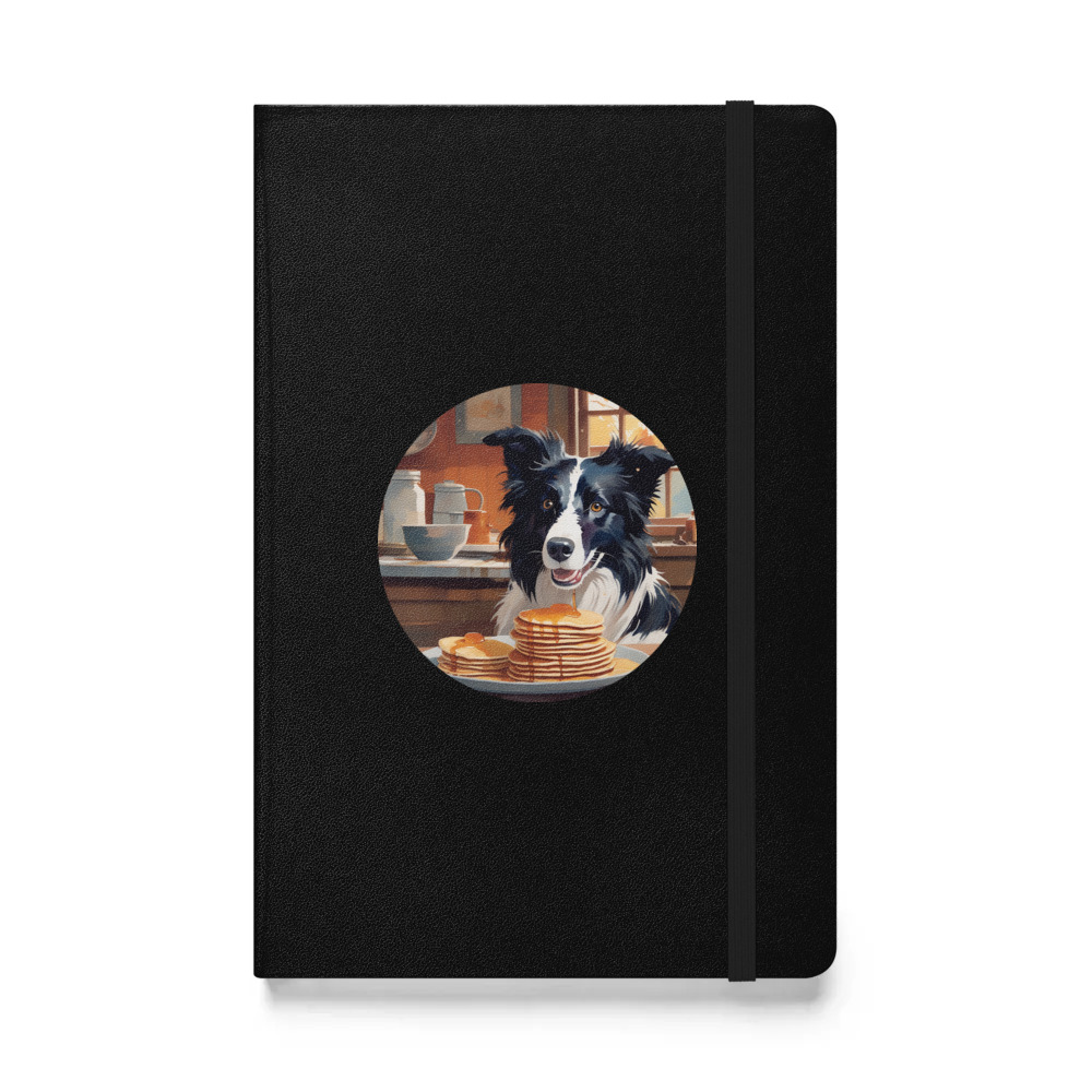 PugMug Custom Border Collie Hardcover Bound Notebook
