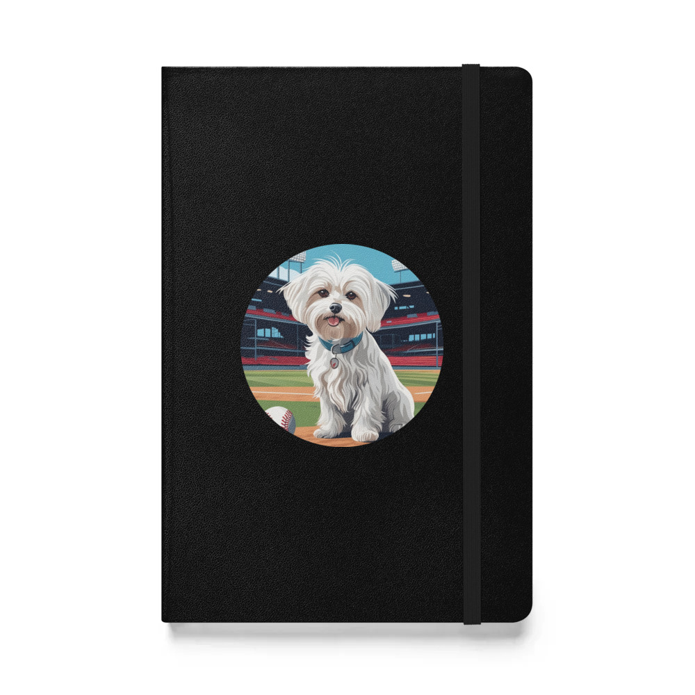 PugMug Custom Maltese Dog Hardcover Bound Notebook