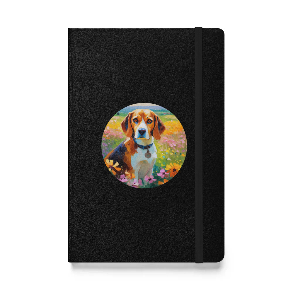 PugMug Custom Beagle Hardcover Bound Notebook