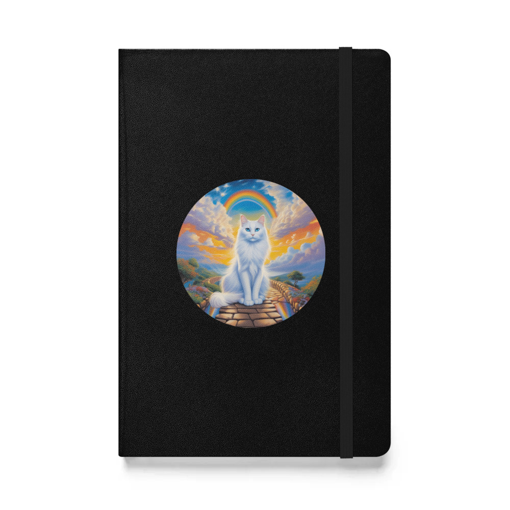 PugMug Custom White Ragdoll Cat Hardcover Bound Notebook