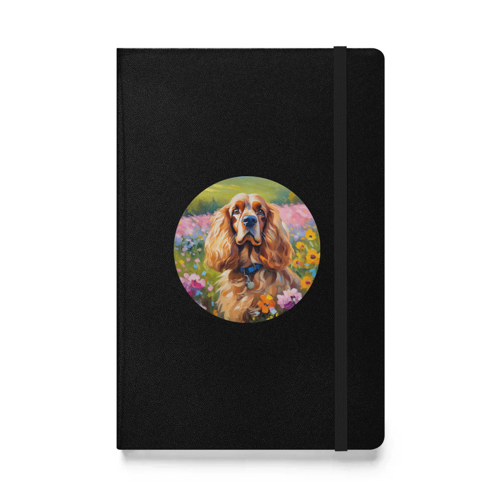 PugMug Custom Cocker Spaniel Hardcover Bound Notebook