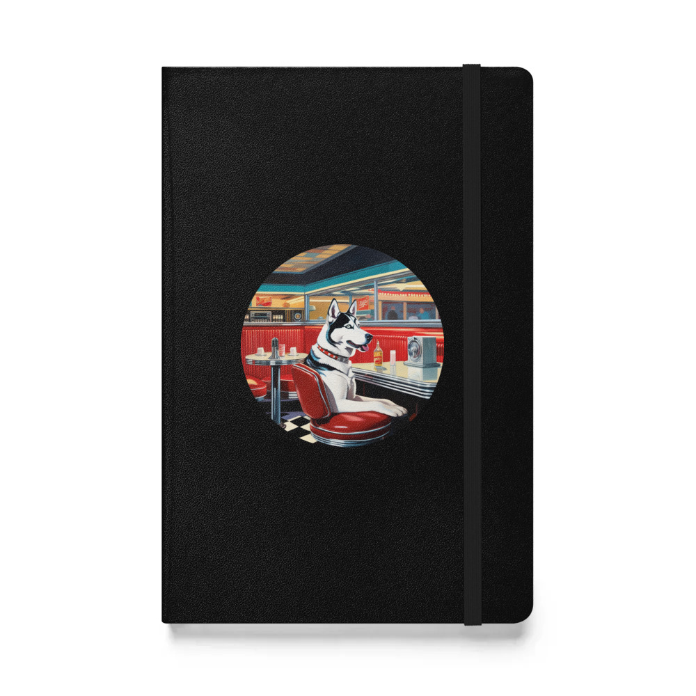 PugMug Custom Siberian Husky Hardcover Bound Notebook