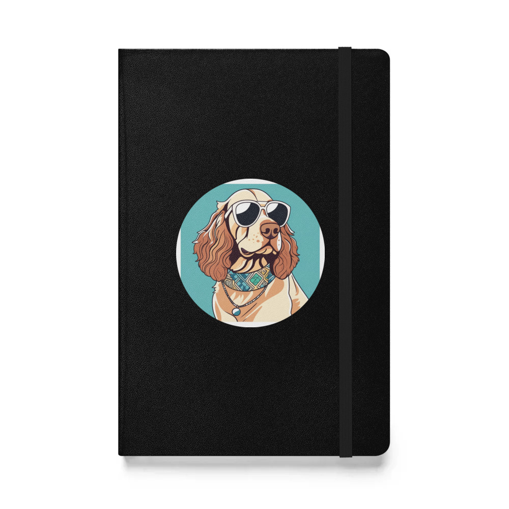 PugMug Custom Cocker Spaniel Hardcover Bound Notebook