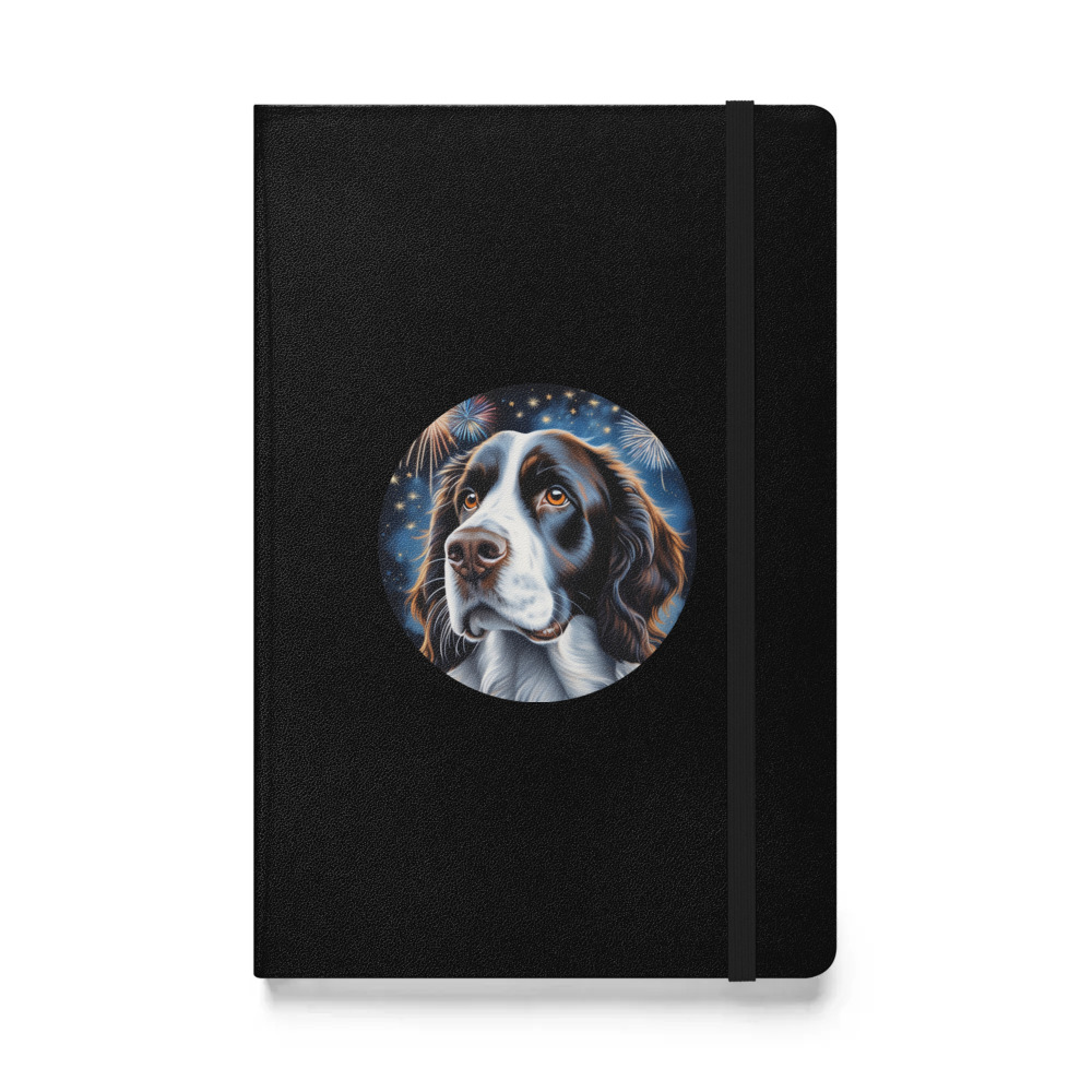 PugMug Custom English Springer Spaniel Hardcover Bound Notebook