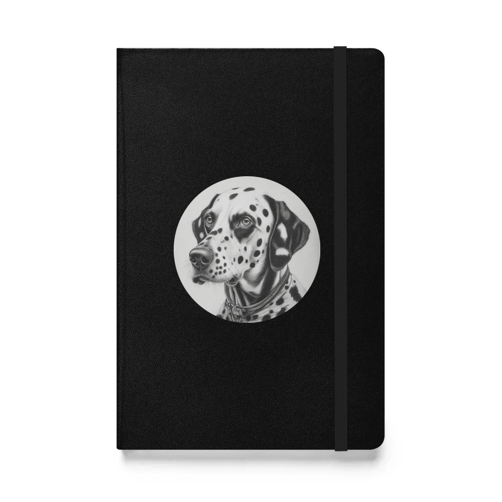 PugMug Custom Dalmatian Hardcover Bound Notebook