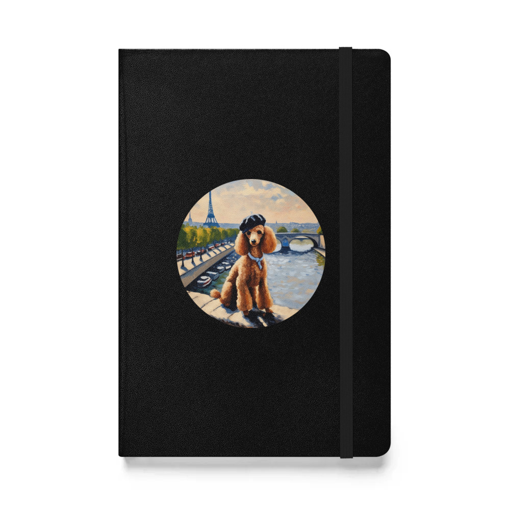 PugMug Custom Tan Poodle Hardcover Bound Notebook