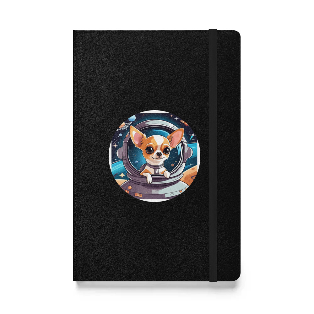 PugMug Custom Chihuahua Hardcover Bound Notebook