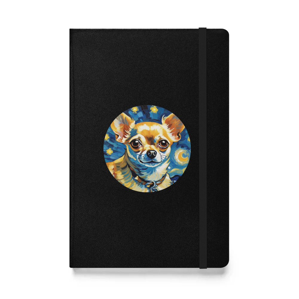 PugMug Custom Chihuahua Hardcover Bound Notebook