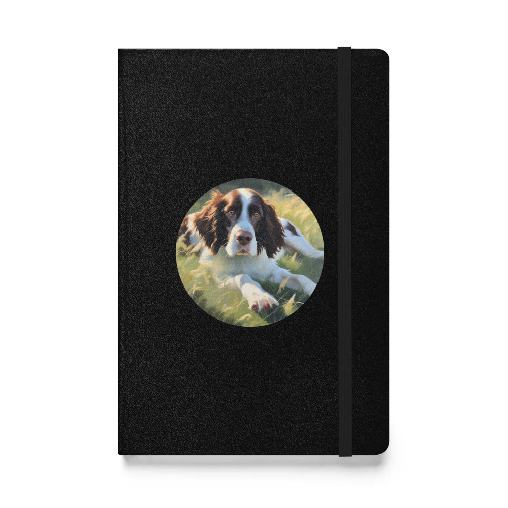 PugMug Custom English Springer Spaniel Hardcover Bound Notebook