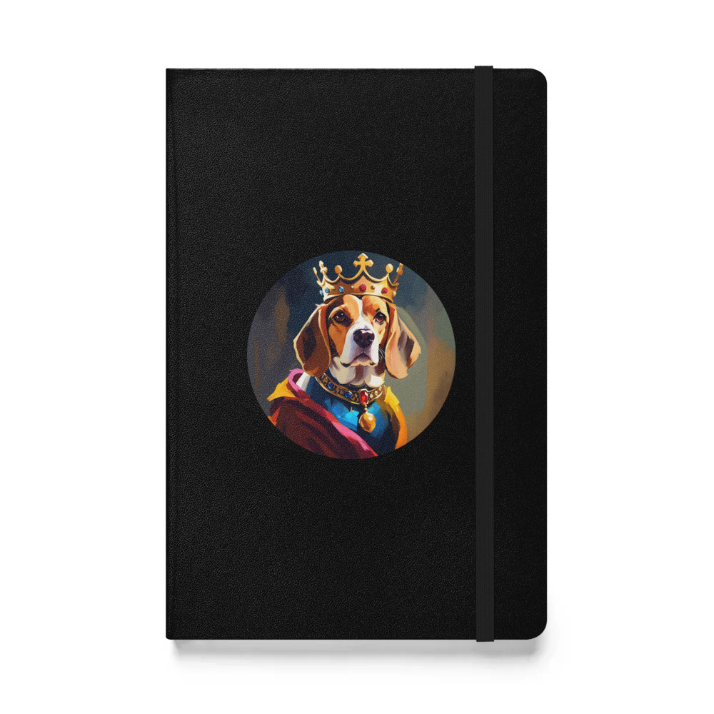 PugMug Custom Beagle Hardcover Bound Notebook