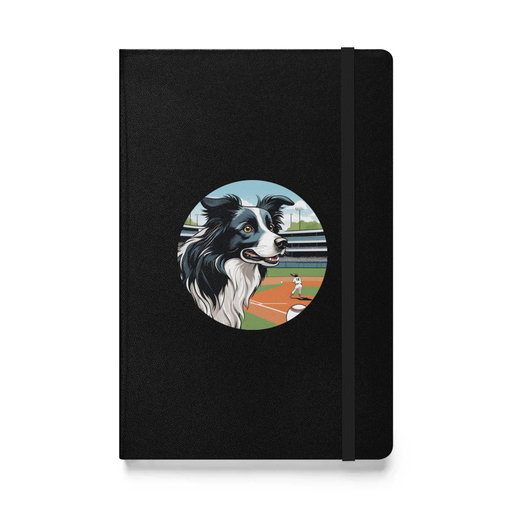 PugMug Custom Border Collie Hardcover Bound Notebook