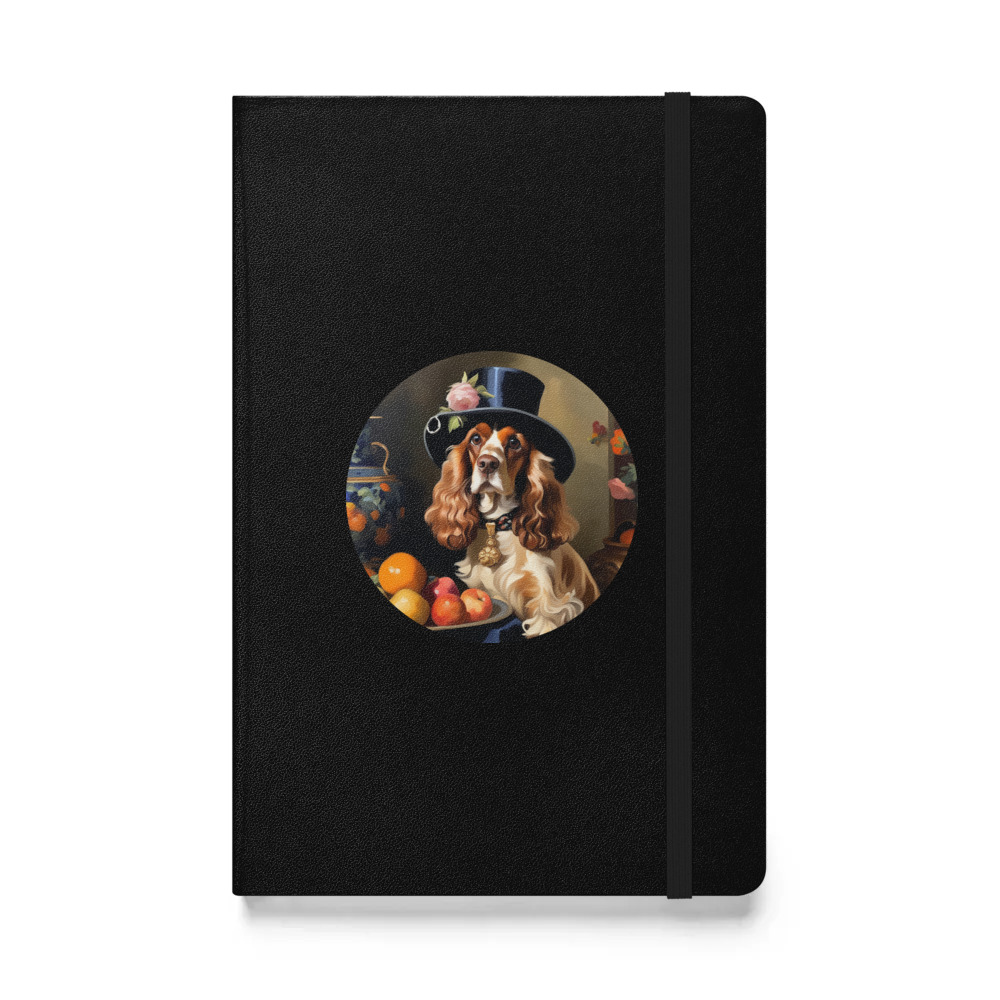 PugMug Custom English Cocker Spaniel Hardcover Bound Notebook