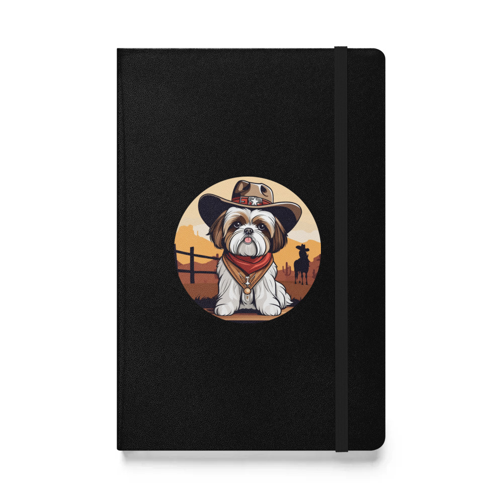 PugMug Custom Shih Tzu Hardcover Bound Notebook