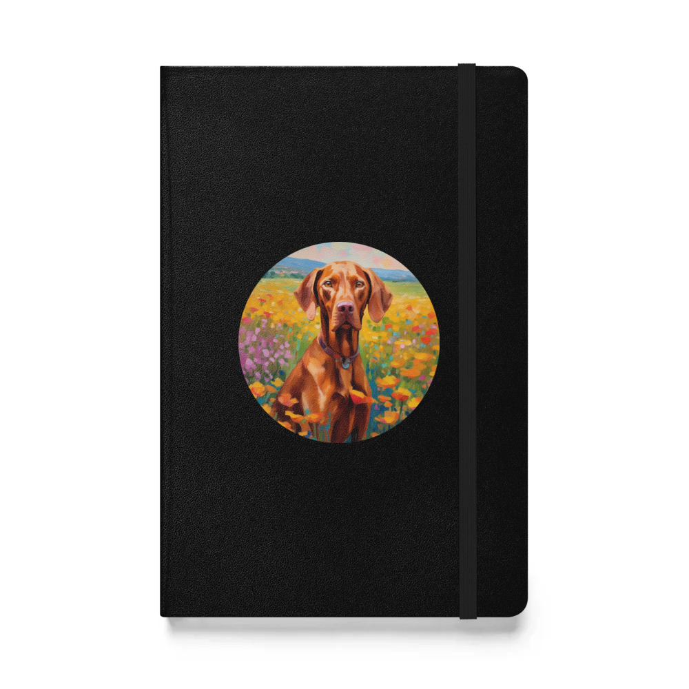 PugMug Custom Vizsla Hardcover Bound Notebook