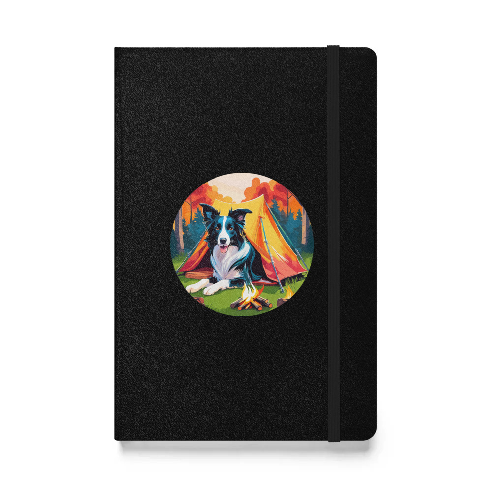 PugMug Custom Border Collie Hardcover Bound Notebook
