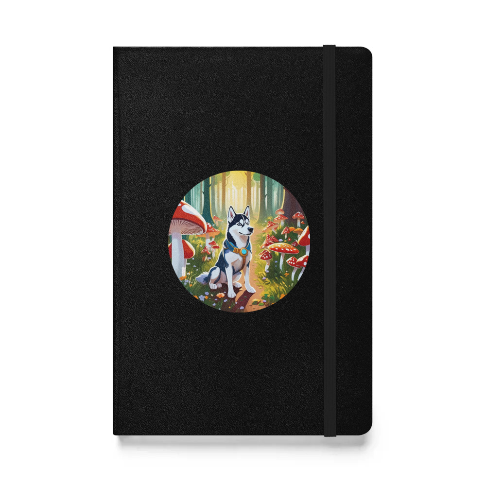 PugMug Custom Siberian Husky Hardcover Bound Notebook